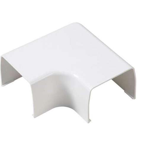 Optimal platte bocht 2323 Wit Ral 9010