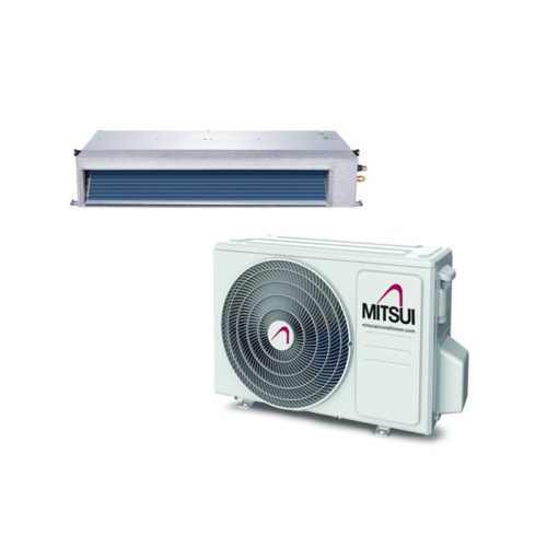 Mitsui MNX12HP24 Ducted inbouw unit 3,6 Kw Koelen en Verwarmen R32