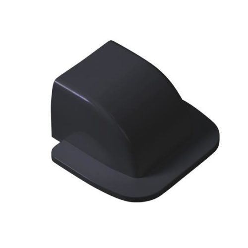 Optimal Muurkap 2310 Zwart Ral 9017