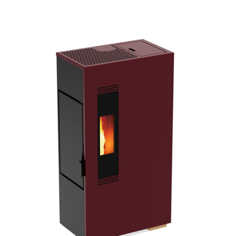 Foco mini 5.s model 5 pelletkachel bordeaux Rood